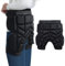 Hüfte Schutzpad gepolsterte Shorts für Kinder Atmungsaktiv Stoßfest Protektorenhose Hüftprotektoren Shorts für Ski Schutzhose Gepolstert Protektorhose Hüfte Protektor für Snowboard Radfahren (M)