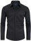 DEMEANOR Mens Dress Shirts Long Sleeve Dress Shirts for Men Slim fit Shirt Mens Casual Shirts Non-Iron Men Formal Shirts Black
