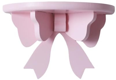 MagiDeal Étagère Murale Flottante, Support d'étagère Rustique, présentoir en Bois, Support de Douche, Support de Pot de Fleur, Rose
