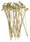 100Pcs 15cm 6 Inch Cocktail Picks Bamboo Knot Skewers Twisted Ends Knotted Skewers for Appetizers, Charcuterie Accessories