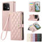 Vaitasy Custodia per Xiaomi Redmi Note 13 Pro 5G Pelle PU Cerniera Custodia a Portafoglio per Redmi Note 13 Pro 5G Custodia con Magnetica Flip Stand Case Cover Oro rosa