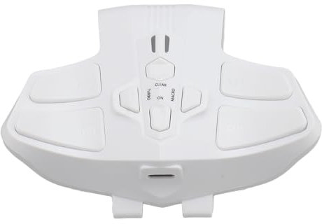 Paddle Posteriore per Controller PS5, Controller di Gioco Programmabile L'attacco Posteriore Supporta la Funzione Combinata di Mappatura (WHITE)