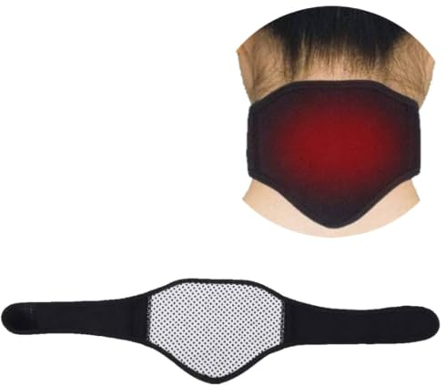 2 Pack Heated Neck Support Brace, Tourmaline Self Heating Cervical Collar Heat Wrap for Neck Pain Relief, Stiffness, Arthritis & Migraine, Adjustable Neck Warmer for Women and Men