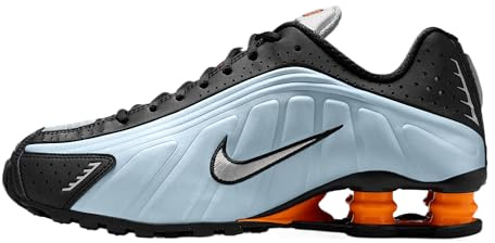 Nike AR3565-401 Shox R4 Damen Blue Tint/METALLIC Silver-TOTAL ORANGE EU 37.5