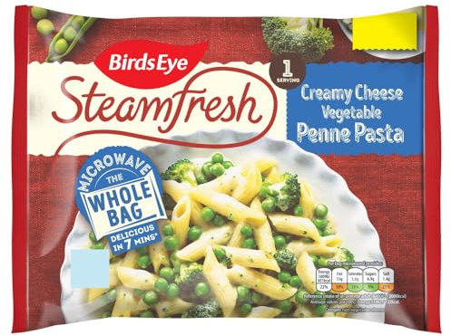 Birds Eye Steamfresh Creamy Cheese Vegetable Penne Pasta 350g × Pack of 3