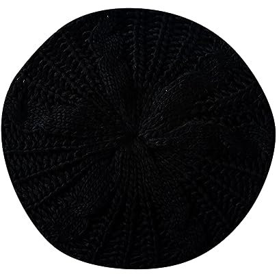 1940er Jahre Damenhut, einfarbig, Kopfbedeckung, Outdoor, Stretch, Turban-Hut, Wolle, Stricken, Haarausfall, Kopftuch, Wickeltuch, Baumwolle, Schwarz , Einheitsgröße