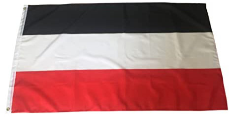 Bandera de Alemania para jardinería, poliéster, bandera nacional, negra, blanca y roja, 90 x 150 cm