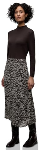 Street One Damen 1409126 Kleid mit Leo-Rock (1er Pack)