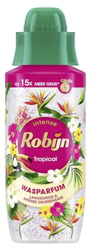 8er Pack - Robijn Intense Wäscheparfüm für alle Kleidungsstücke und Textilien – Tropical – bis zu 15-mal mehr Duft – 342ml