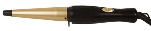 Bauer 38870 Tourmaline Coated Curling Wand/Produces Professional Looking Curls for All Hair Types / 13mm to 19mm Cone Shaped Barrell / 180° Heat / 360° Swivel Cord/Cool Touch Tip
