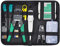 COVVY 12-in-1 Cat5 Cat6 Kabeltester Wartungswerkzeug Kit RJ45 Kabel-Crimper, 8P8C RJ45 Stecker, Kabeltester, Schraubendreher, Abisolierzangen-Set