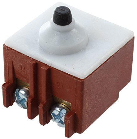 REFURBISHHOUSE Amoladora angular AC 250V 6A 125V / 12A Interruptor de pulsador DPST para Bosch 6-100