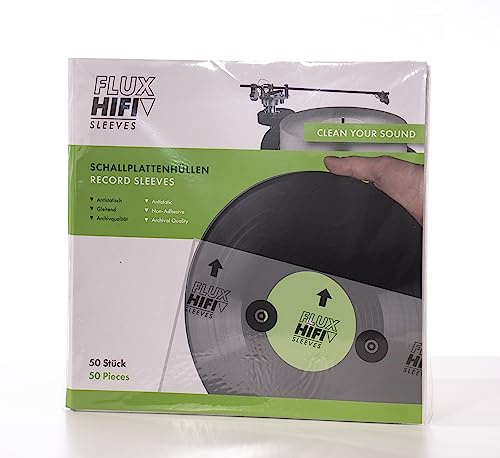 FLUX-Hifi Innenhüllen für Schallplatten Vinyl Sleeves 50 Stück