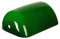 Abat-jour en verre de remplacement pour abat-jour Bankers pour lampe de bureau (22 cm, vert)
