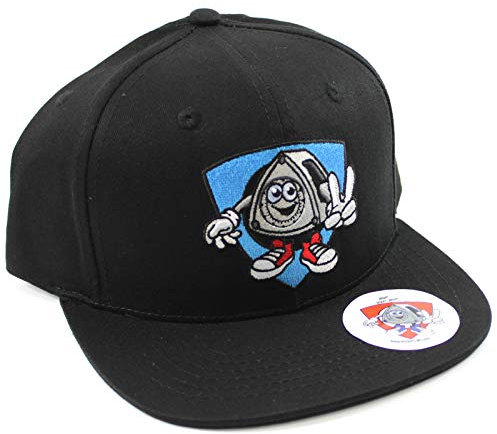 Felix RotorHead Baseballkappe, flache Krempe, Schwarz