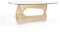 duehome | Leyna, Mesa de Centro, Mesa Auxiliar, Acabado en Cristal Templado, Medidas: 110 cm (Largo) x 70 cm (Ancho) x 40 cm (Alto)