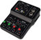 Micfuns Mini 2-Kanal Audio DJ Mixer Konsole Schnittstelle mit 48V Phantom Power Combo Jack Mikrofon/Gitarre XLR+6.35mm, 3.5mm Stereo in, Kopfhörer Jack für Studio Live Show, Party Aufnahme