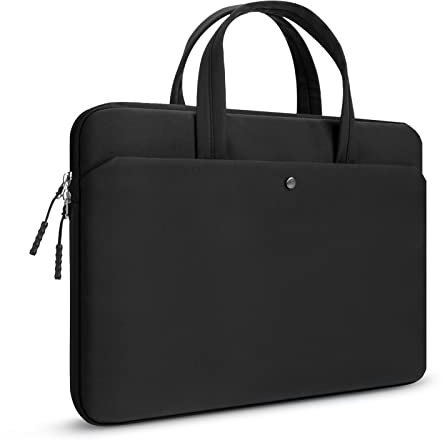 MicaYoung Laptop HülleTasche 14 Zoll Aktentasche Stoßfeste Schutzhülle Sleeve mit Griff Kompatibel mit 14 zoll MacBook Pro M4 M3 M2 M1 Pro/Max(2021-2024), Schwarz