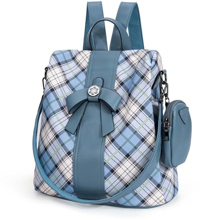 ZOCAI Rucksack Damen Leder Elegant Tasche Anti Diebstahl Daypack Reiserucksack Umhängetaschen Tagesrucksack Rucksäcke Henkeltasche 2 Set