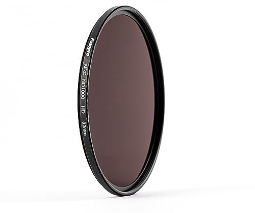 Fotopro 77mm Graufilter ND1000(10 Stop) ND Filter Slim Neutral Graufilter(2Peak)