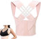 Haltungskorrektur für Frauen, verstellbare Rückenstütze, atmungsaktive Rückenstütze zur Haltungskorrektur, Linderung von Schulter- und Wirbelsäulenschmerzen, Unisex,M,Pink