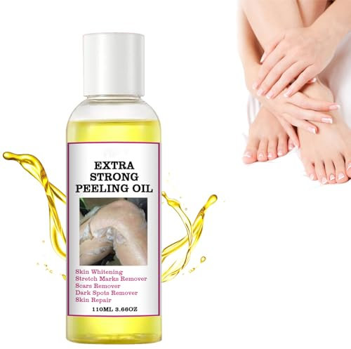 Gelbes Peeling-Öl, Yellow Peeling Oil, Peeling-Öl Für Dunkle Haut, Extra starkes Peelingöl, Hautpeeling-Peeling, Peeling-Lösung zur Hautaufhellung, Zum Entfernen Abgestorbener Haut