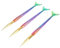 POPETPOP Unique Mermaid Nail Art Brush Pen 3 in 1 Nail Art Line Pen Brush Set S M L Sizes for Nail Art Lovers Easy Handling