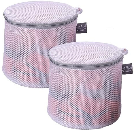 Kimmama Wäschesäcke Netz-Waschbeutel, großer BH-Wäschesack für Wäsche, Netzwaschbeutel mit Reißverschluss, Dessous-Beutel zum Reinigen und Trocknen von Unterwäsche, Feinwäsche, Büstenhalter, Bralette