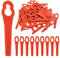 Lot de 100 lames de rechange en plastique pour débroussailleuse Stihl Polycut 2-2 3-2 FSA45 FSA57 40080071000