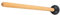Bass Drum Percussion Mallet, Excellent Touch Soft Felt Drum Stick Komfortables Handgefühl für Musikinstrument für Xylophon (Schwarz SP 05 21cm)