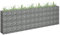 IKAYAA Gabionen Hochbeet, Hochbeet Gabione, Gabionenkörbe, Gabionengitter, Gabionen-Hochbeet Verzinkter Stahl 270 x 30 x 90 cm
