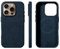 Alcantara Suede Case for iPhone 16 Pro Max/16 Pro/16 Plus/16, Compatible with MagSafe Genuine Italian Suede Leather Handmade Ultra Slim Anti-Slip Anti-Scratch (Blue, 16 Pro)