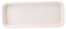 SMELEYOU Sottovaso per piante e fiori, in plastica, rettangolare, 30 cm, colore bianco crema, accessorio da giardino