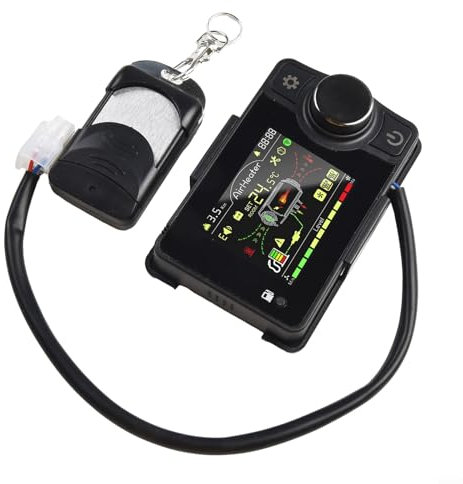Feegow LCD-Schalter, Standheizungs-Monitor mit Fernbedienung, Standheizungs-Controller-Platine, Lufterhitzer-Controller, 12 V/24 V für Auto, LKW, Diesel