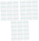 Mikinona 3sets Facelift Tape for Face Invisible Bands Skin Lifting Tape for Wrinkles Face Tape Easy to Use 240pcs*3