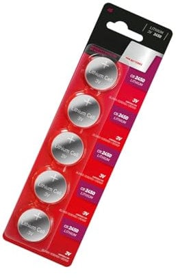 Lithium-Batterie CR-2450, 3 V, Typ Knopf, ideal für Uhren, elektronische Geräte und Spielzeug.