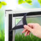 Fliegengitter Fenster Mückengitter 50x80cm Schwarz Fenster Dachfenster Fensterschutznetz für Katzen verhindert das Eindringen von Insekten