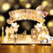 80. Geburtstag Geschenk Mit LED Lichterkette - Geldgeschenke Holz Für Mann Und Frau - Geschenkideen Zum Herzlichen Glückwunsch