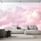 Fototapete 3d Effekt Romantische Rosa Wolken 400×280cm Design Tapete Fototapeten, Natur Seidenstoff Tapeten Wandtapete moderne Wand Schlafzimmer Wohnzimmer