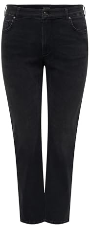 CARMAKOMA Female Straight-Fit Jeans CARWILLY Hohe Taille Gerade geschnitten Jeans