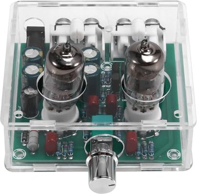 Pqahffowr Scheda Amplificatore Valvolare Stereo 6J1 Preamp Tube Amplifier, Mixer Preamplificatore A Valvole e Buffer Bile, Kit Audio Fai-da-Te per Appassionati e Hobbisti.
