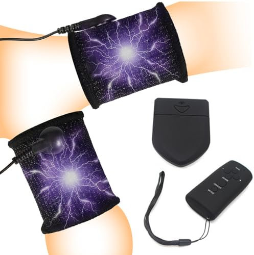 BDSM Einstellbarer Elektro Shock Penisring Hodenring Prostata Massage SM Stromschlag 8 Modi 19 Intensitätsstufen Fernbedienung Cockring Männer Frauen Reizstromgerät Set 2 Keuschheitsringen