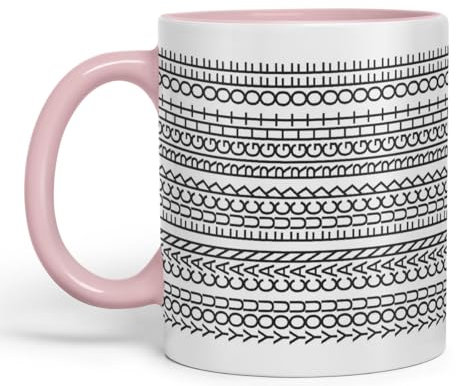 Vixar You Can Fuck Right Off Mug Hidden Message Funny Adult Humor Sarcastic Gift Ceramic Coloured Mug Cup for Tea Coffee Hot Brew 330ml 11Oz Gift (Pink)