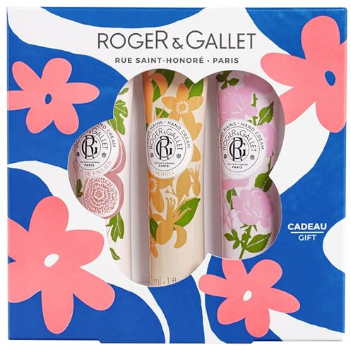 Roger & Gallet Trio Crèmes Mains Fleur de Figuier Néroli et Rose 3 x 30 ml