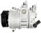OHBZXM Compresor de aire acondicionado compatible con VW Touran, Sagitar, Passat, Jetta, Golf 1K0820859F, 1K0820859M, 1K0820859S, 1K0820803SX, 5C0820803G. Reemplazo del compresor de aire acondicionado