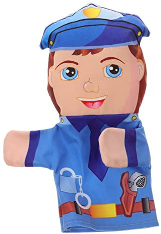 Vaguelly Polizei Handpuppe Lustiges Plüschtier für für Interaktive Geschichtenerzählungen und für Kreative Spielmomente