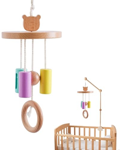 Yhsioaklo Kinderbett-Möbel | sensorische Dekoration aus Holz | Kinderbett | für Kinderzimmer und Jugendzimmer Wohnzimmer Wand Geschenk