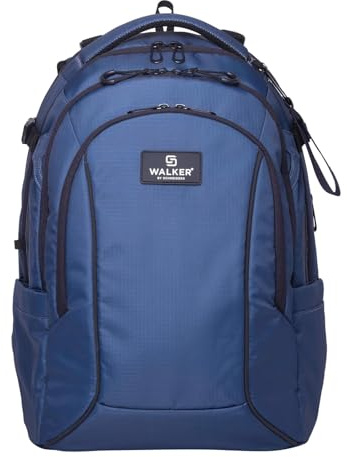 Walker Schulrucksack Rucksack mit Laptopfach Campus Neo Backpack 30L Shark Blue blau