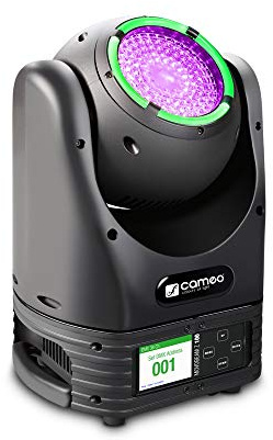 Cameo MOVO BEAM Z100 - Beam Moving Head mit LED-Ring, Endlos-Drehung und Zoom, schwarz