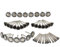 Yitaocity 45Pcs Steel Wire Wheel Pen Cup Brushes Set Kit Accessories for Dremel Rotary Tool Kit